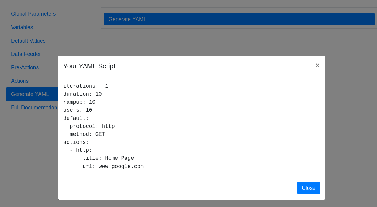 designer web interface