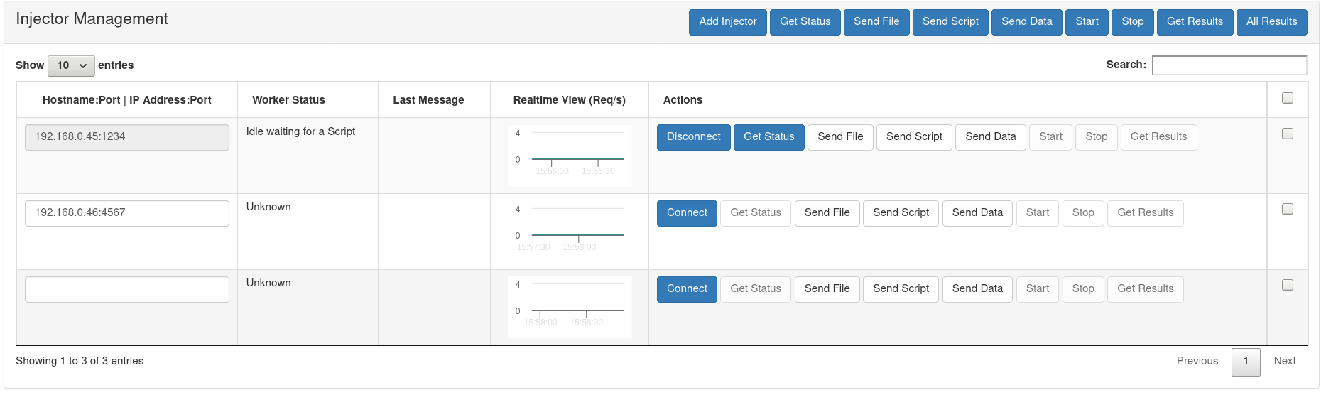 manager web interface